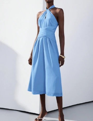 Rochie medie SHEIN, albastru