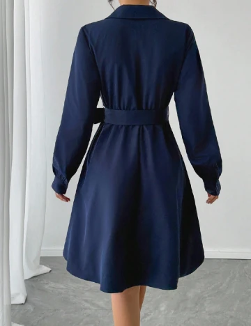 Rochie scurta SHEIN, bleumarin