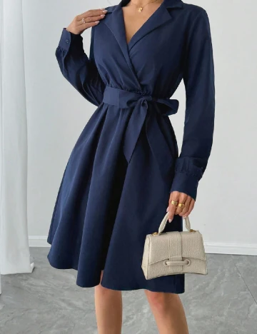 Rochie scurta SHEIN, bleumarin