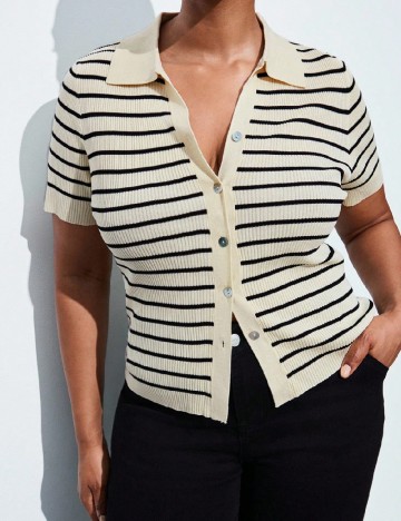 Bluza SHEIN CURVE, crem