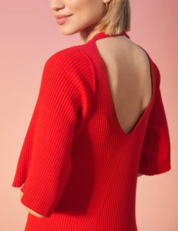 Rochie medie Saint Tropez, rosu