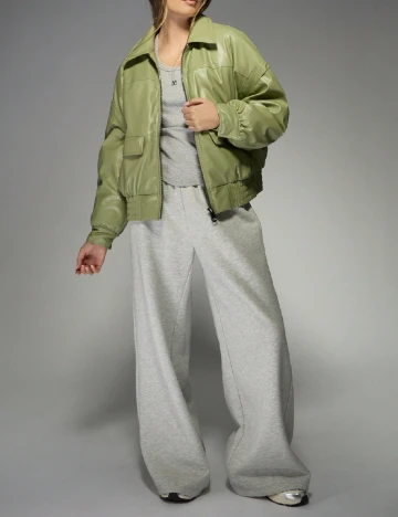 Geaca Missguided, verde