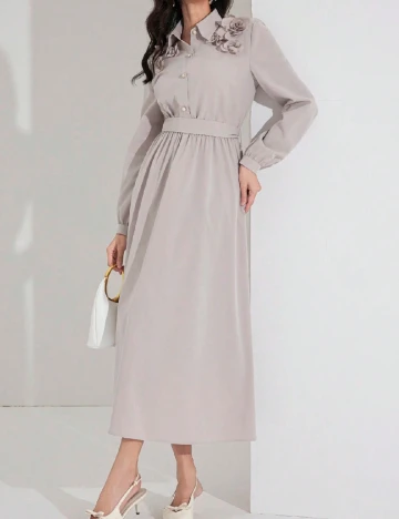 Rochie medie SHEIN, gri