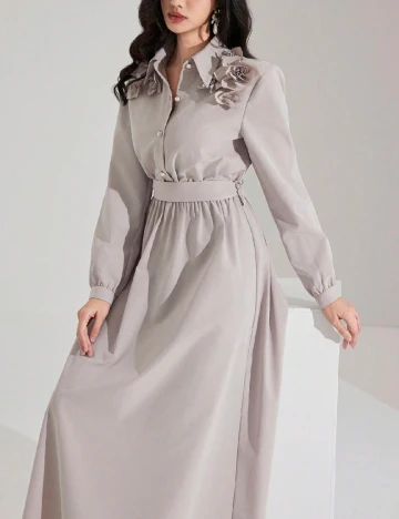 Rochie medie SHEIN, gri