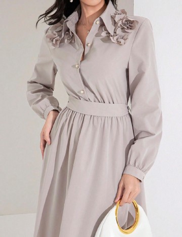 Rochie medie SHEIN, gri