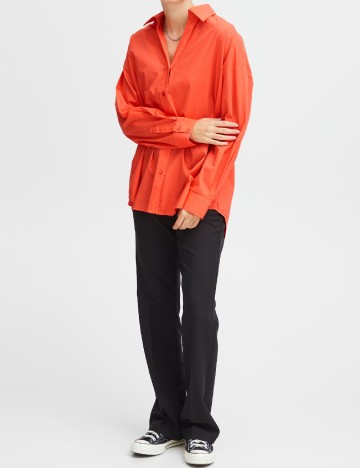 Camasa Oversize Ichi, portocaliu