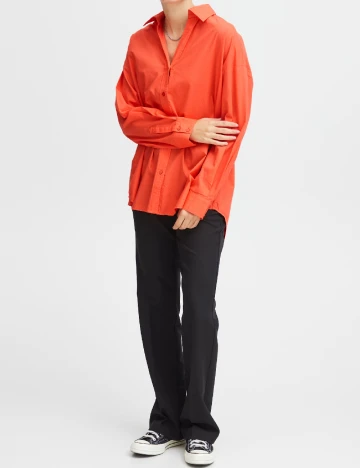 Camasa Oversize Ichi, portocaliu