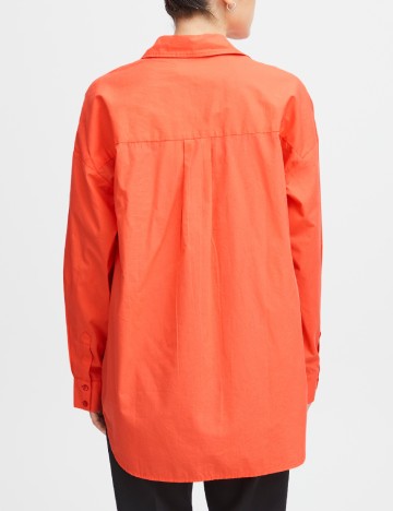 Camasa Oversize Ichi, portocaliu