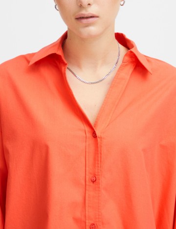 Camasa Oversize Ichi, portocaliu