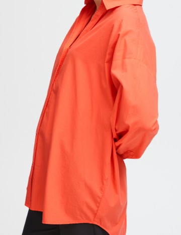 Camasa Oversize Ichi, portocaliu