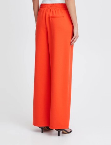 Pantaloni Ichi, portocaliu