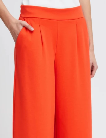 Pantaloni Ichi, portocaliu