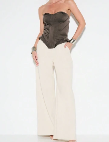 Pantaloni SHEIN, crem