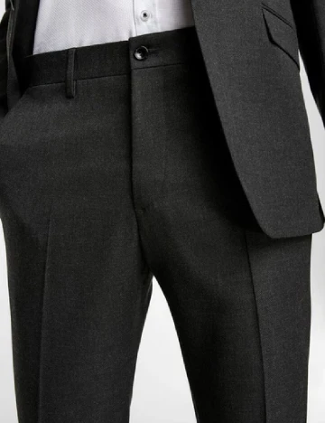 Pantaloni Zara, gri inchis