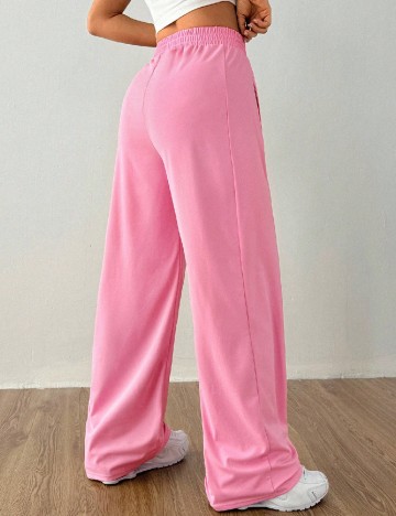 Pantaloni SHEIN, roz