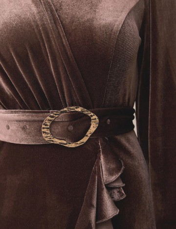 Rochie lunga SHEIN, maro