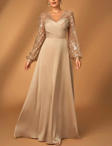 Rochie lunga SHEIN, maro