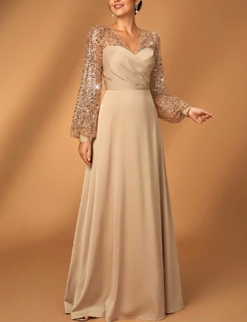 Rochie lunga SHEIN, maro