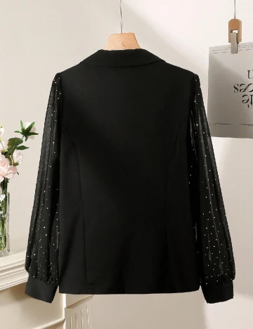 Sacou SHEIN CURVE, negru