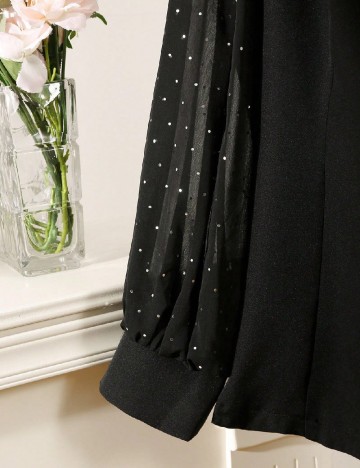 Sacou SHEIN CURVE, negru