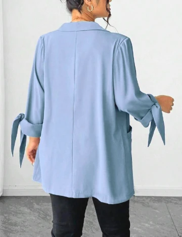 Blazer SHEIN CURVE, albastru
