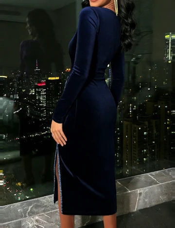 Rochie medie SHEIN, bleumarin