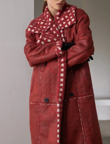 Palton Aveloria, rosu