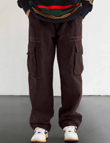 
						Pantaloni SHEIN, maro