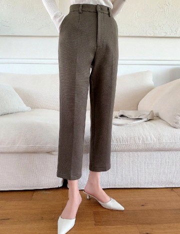 Pantaloni Dazy, maro