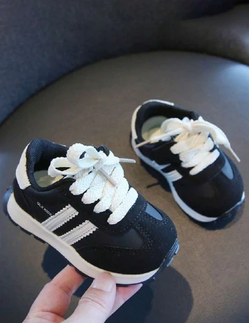 Adidasi Shein Kids, negru