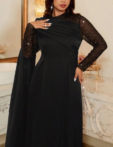 Rochie lunga SHEIN CURVE, negru