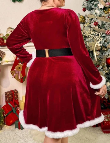 Rochie scurta SHEIN CURVE, rosu