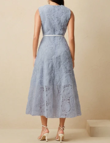 Rochie medie Anewsta, albastru