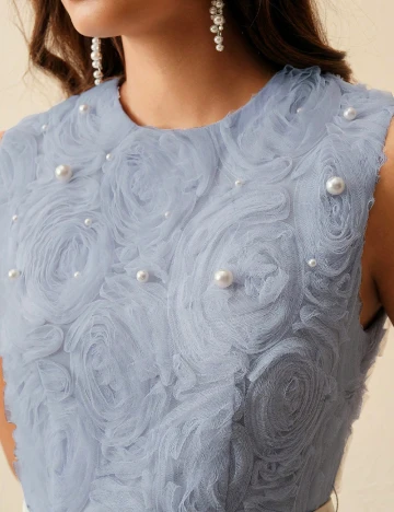 Rochie medie Anewsta, albastru