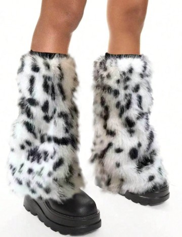 Jambiere SHEIN, alb/negru