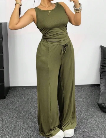 Compleu SHEIN CURVE, verde