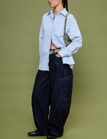 
						Blugi SHEIN, bleumarin