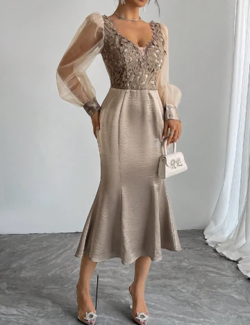 Rochie medie SHEIN, gri