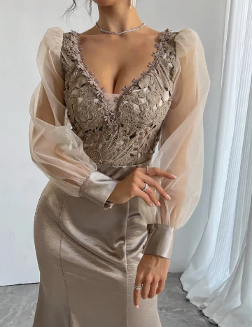 Rochie medie SHEIN, gri