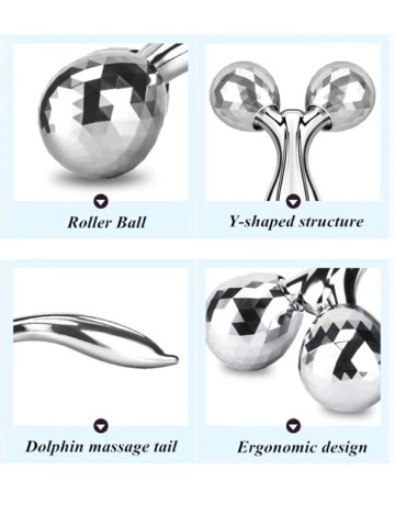 Aparat de masaj SHEIN, argintiu