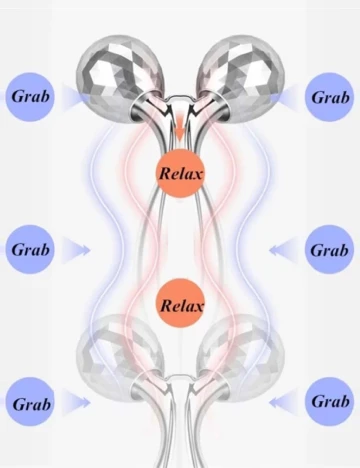 Aparat de masaj SHEIN, argintiu