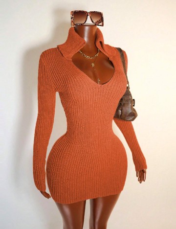 
						Rochie scurta SHEIN, portocaliu