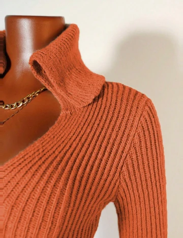 Rochie scurta SHEIN, portocaliu