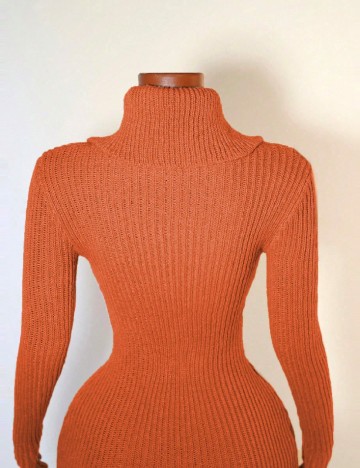 Rochie scurta SHEIN, portocaliu