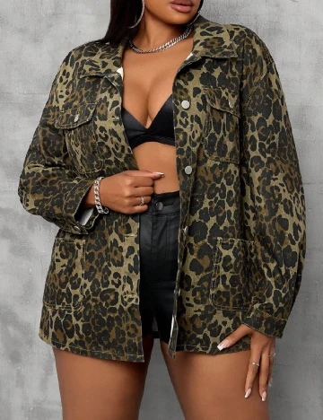 Jacheta SHEIN CURVE, animal print