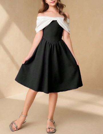 
						Rochie Shein Kids, negru