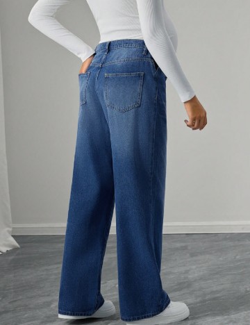 Blugi SHEIN Maternity, albastru