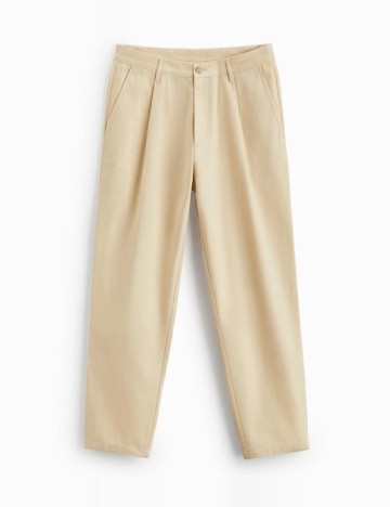 
						Pantaloni Zara, crem
