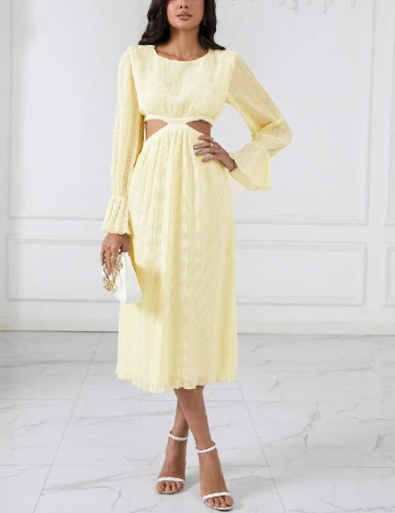 Rochie medie SHEIN, galben