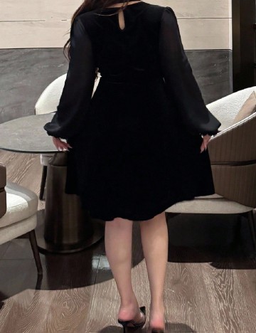 Rochie scurta SHEIN CURVE, negru